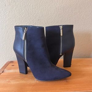 NINE WEST 5.5 Navy Blue Booties